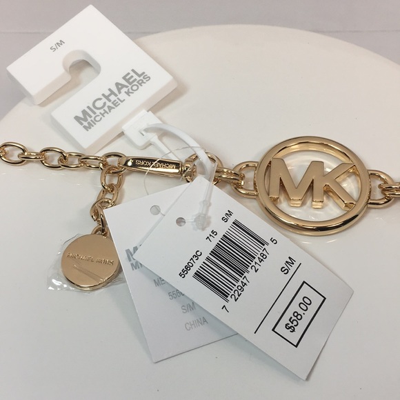 💛MICHAEL KORS💛MK LOGO CHAIN BELT - Picture 12 of 12